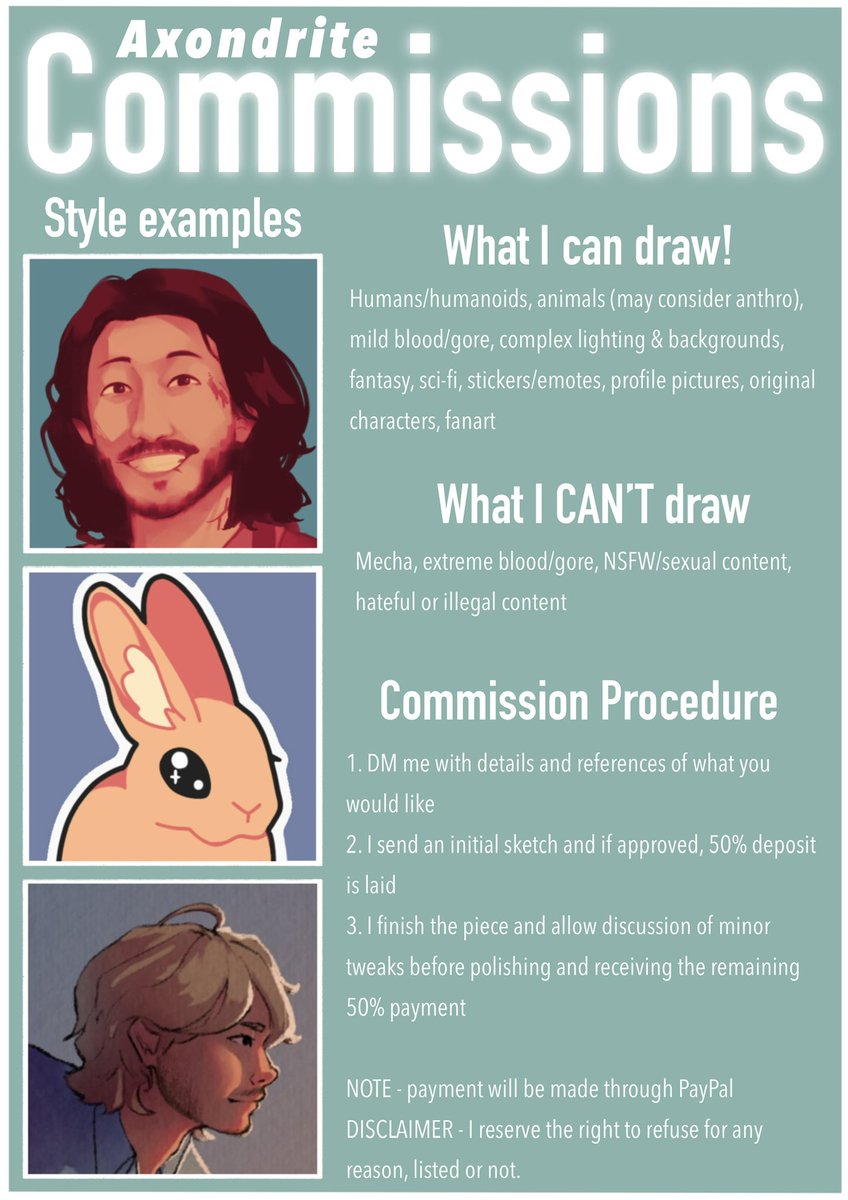 Axondrite ★ Comms Open! tweet media