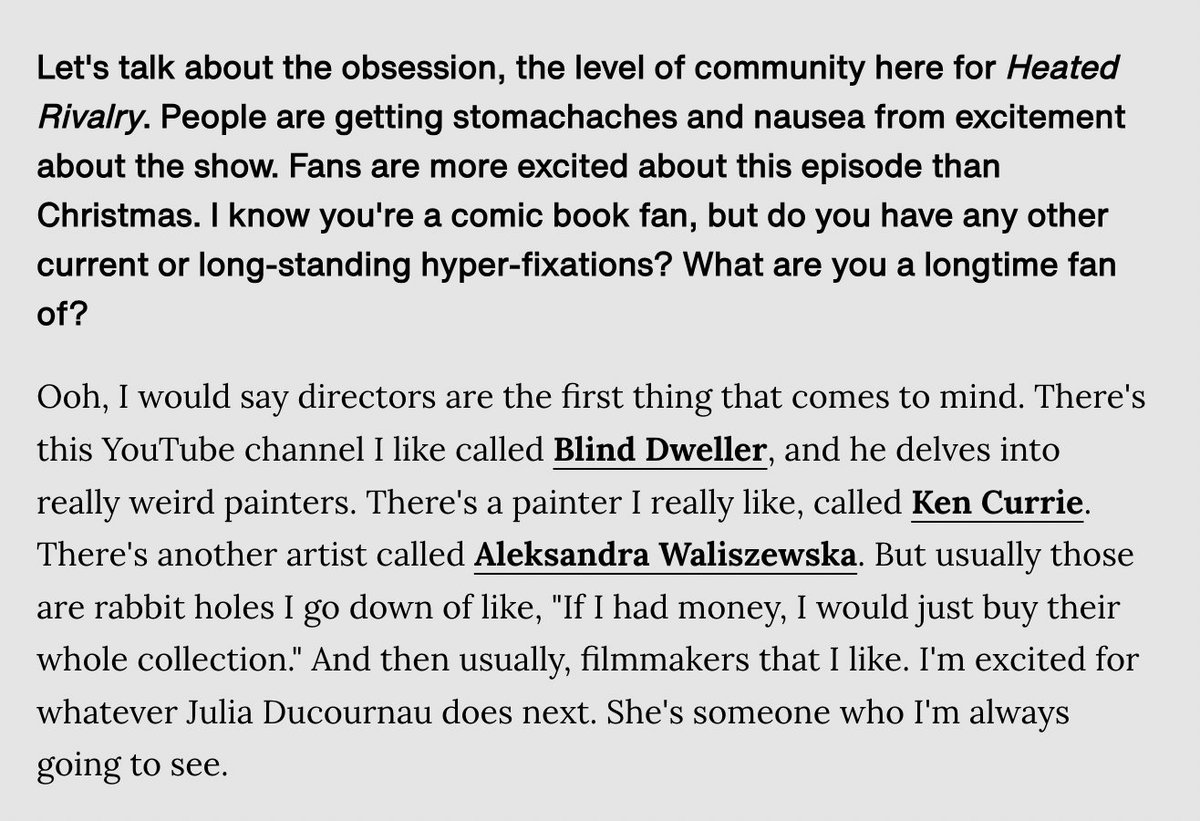 now that hudson's referenced making art/drawing/painting a few times I'm thinking about this again.... he sounds so passionate and well-versed and #cultured (harpersbazaar.com/culture/film-t…)