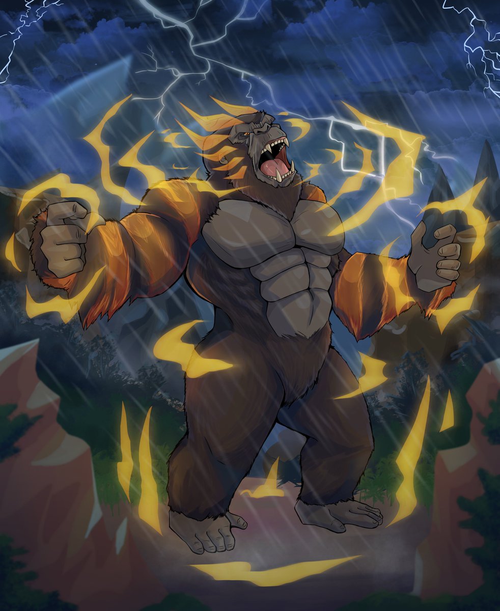 The Cursed King of Skull Island
(Comm for <a href="/RussellMaddie20/">Madison - Tales of Kaiju</a>)
#kong