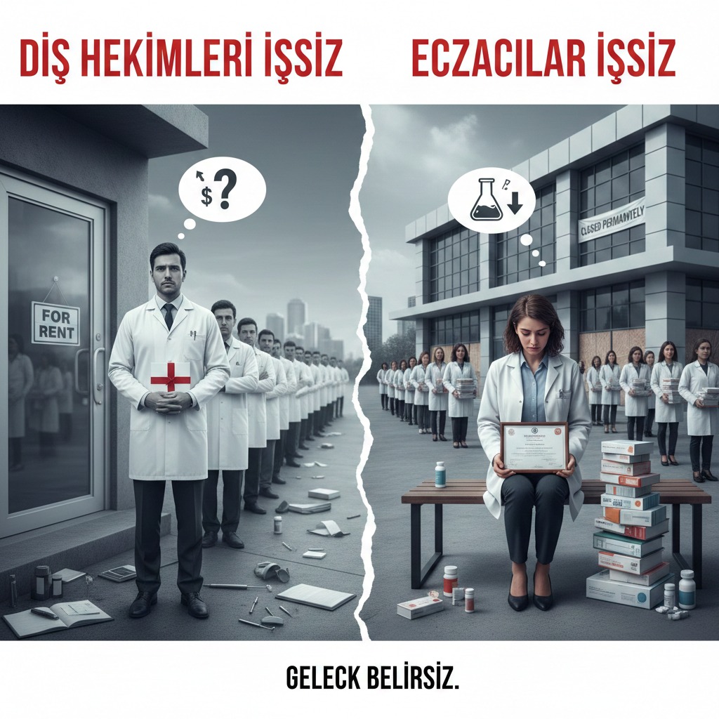 Emeğimizin karşılığını istiyoruz. #DişVeEczaya10binatama