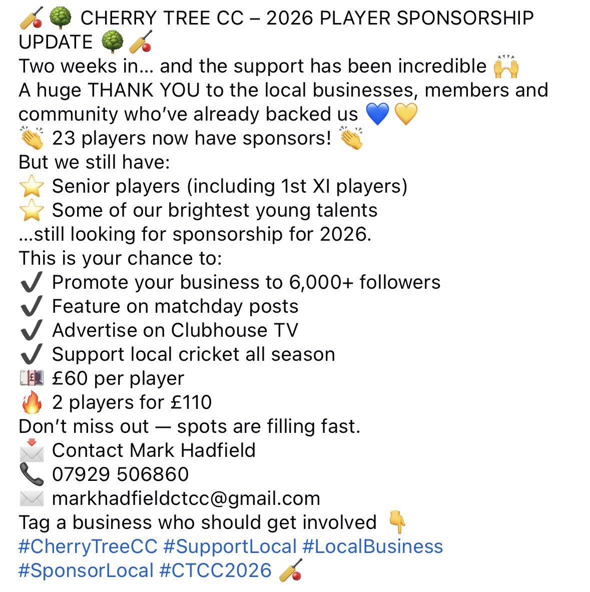 Cherry Tree CC tweet media