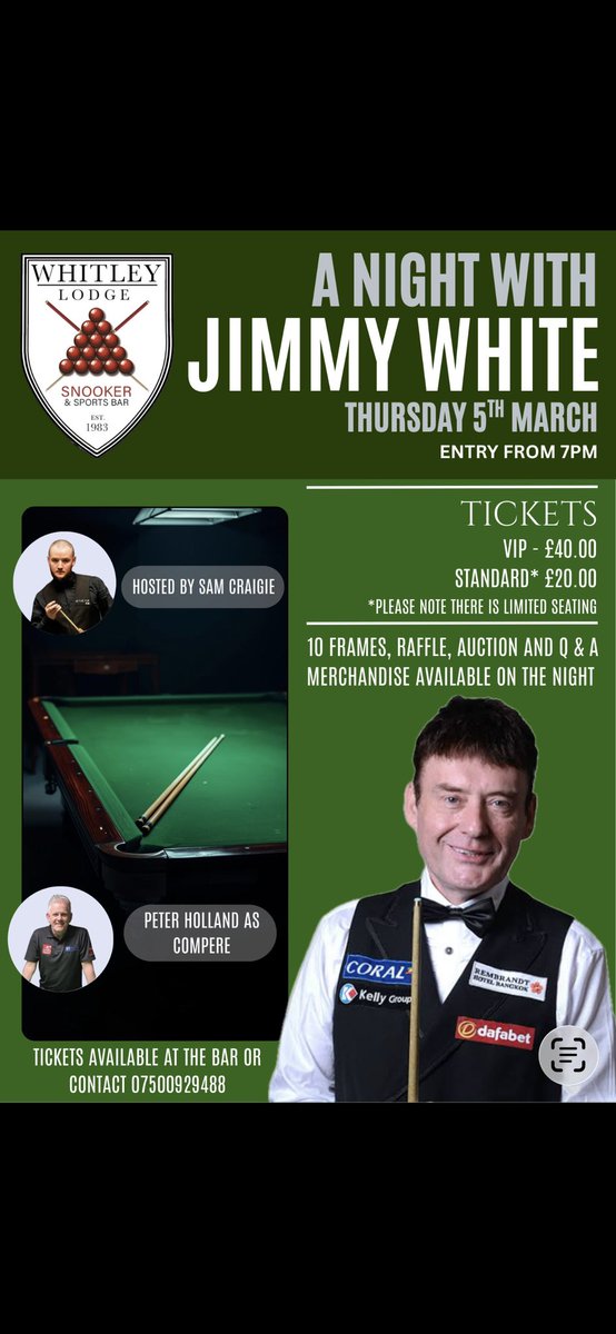 WhitleyLodgeSnooker tweet media