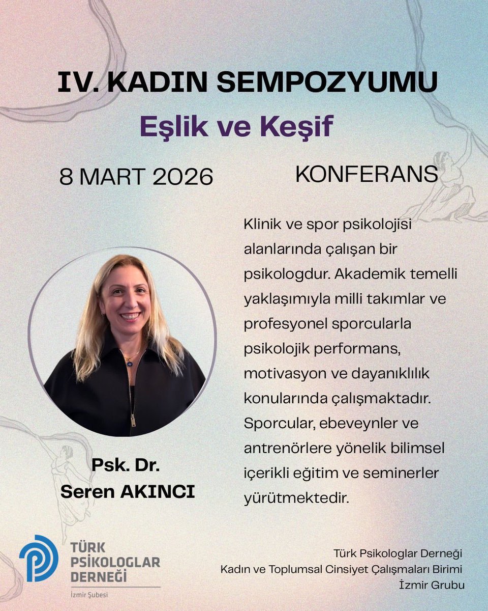 TPDizmir's tweet photo. IV. Kadın Sempozyumu kayıtları devam ediyor.✨ https://t.co/aX0QF90ep5