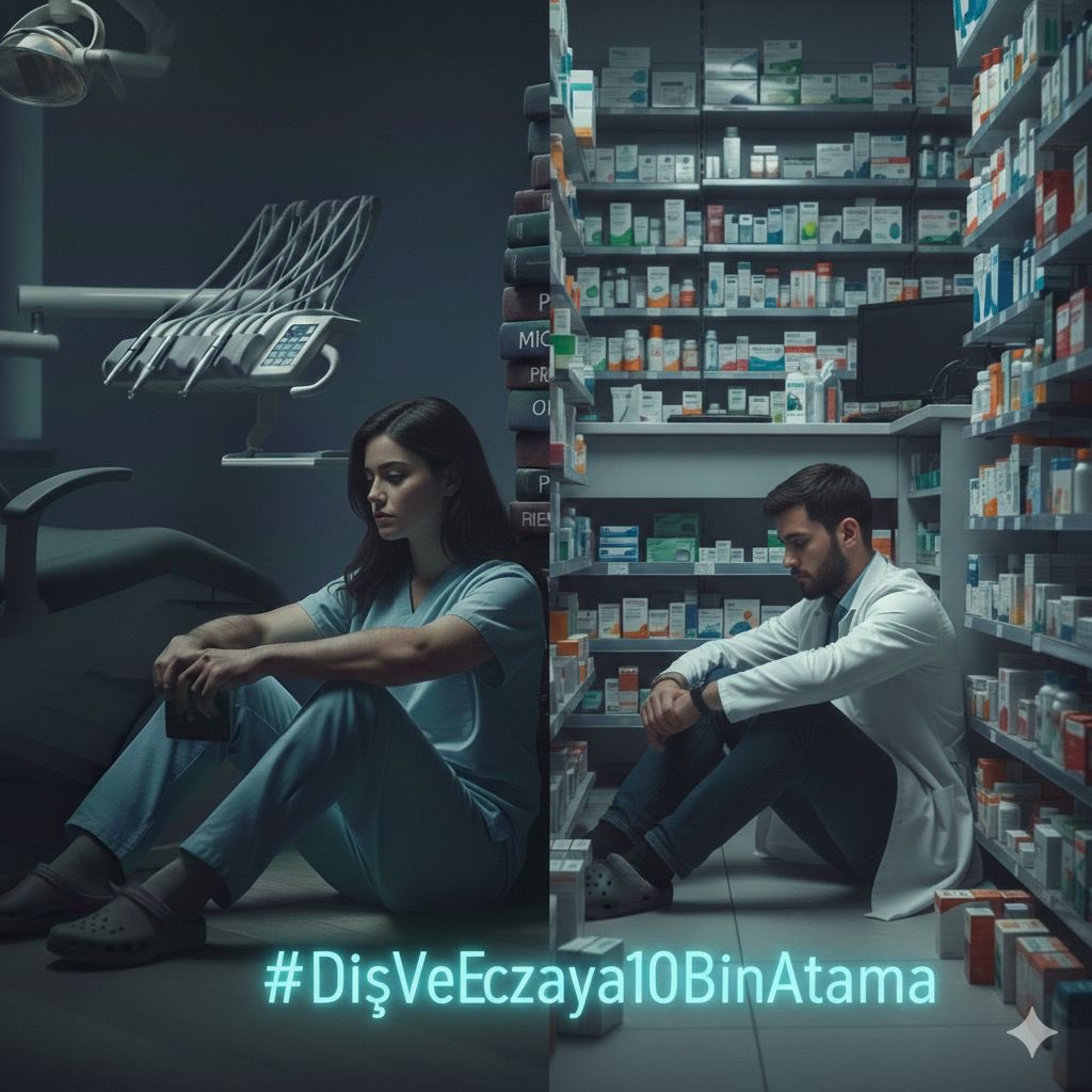 Plansız fakülte artışı değil, planlı istihdam  politikası istiyoruz. #DişveEczaya10BinAtama
