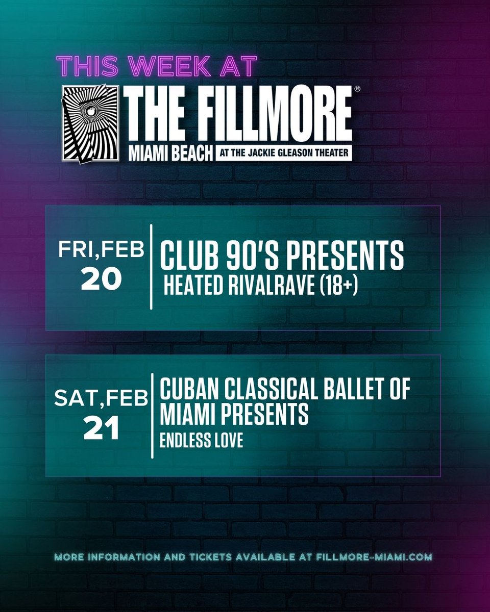 The Fillmore Miami Beach tweet media