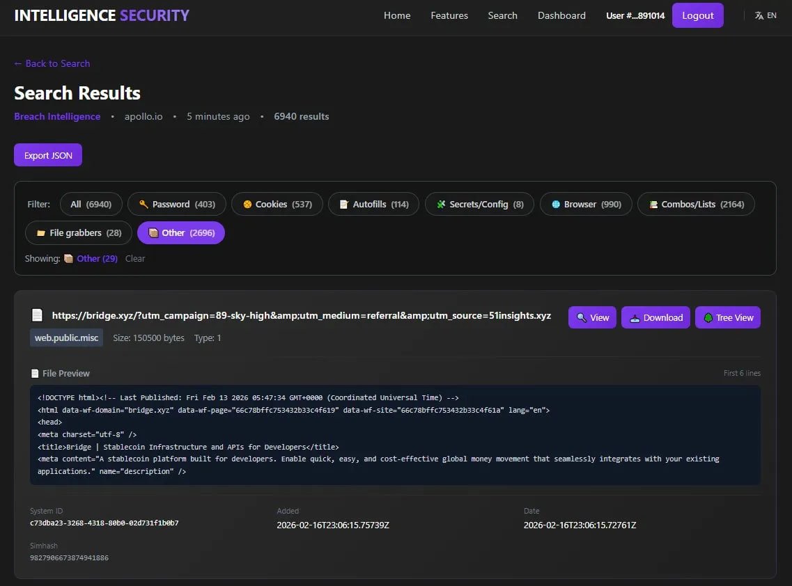 Intelligence Security X tweet media
