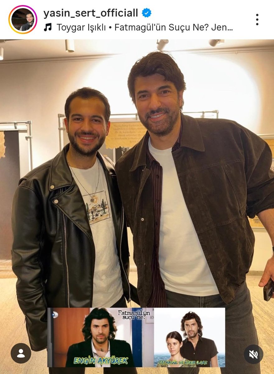 Nueva foto de #EnginAkyürek compartida por un periodista en ig que le dedica unas bonitas palabras sobre su actuación 👏🏻🔝
Algo totalmente normal... 😉🤗❤️