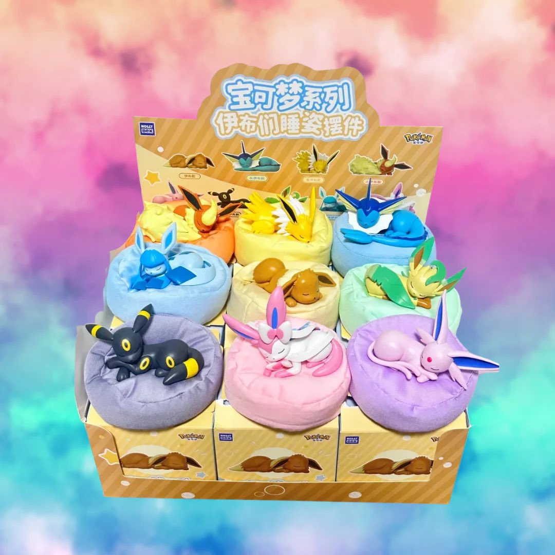 PokeTCGiveaways's tweet photo. Sleeping Eevees Blind Box ($11.99)

https://t.co/67OcIjoCwu

Buy 9 and you’ll get a sealed case! 👍 

Only 10 cases available so be quick! #Ad https://t.co/vsKXw3NnMP