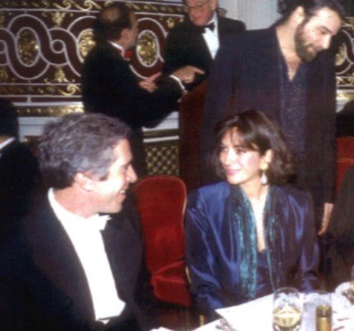 One of the earliest photos of Epstein and Ghislaine Maxwell together comes from a 1991 memorial gala for Robert Maxwell at Trump’s Plaza Hotel.

A newspaper also shows Donald Trump attended a party aboard Robert Maxwell’s yacht ‘Lady Ghislaine’ in 1989.