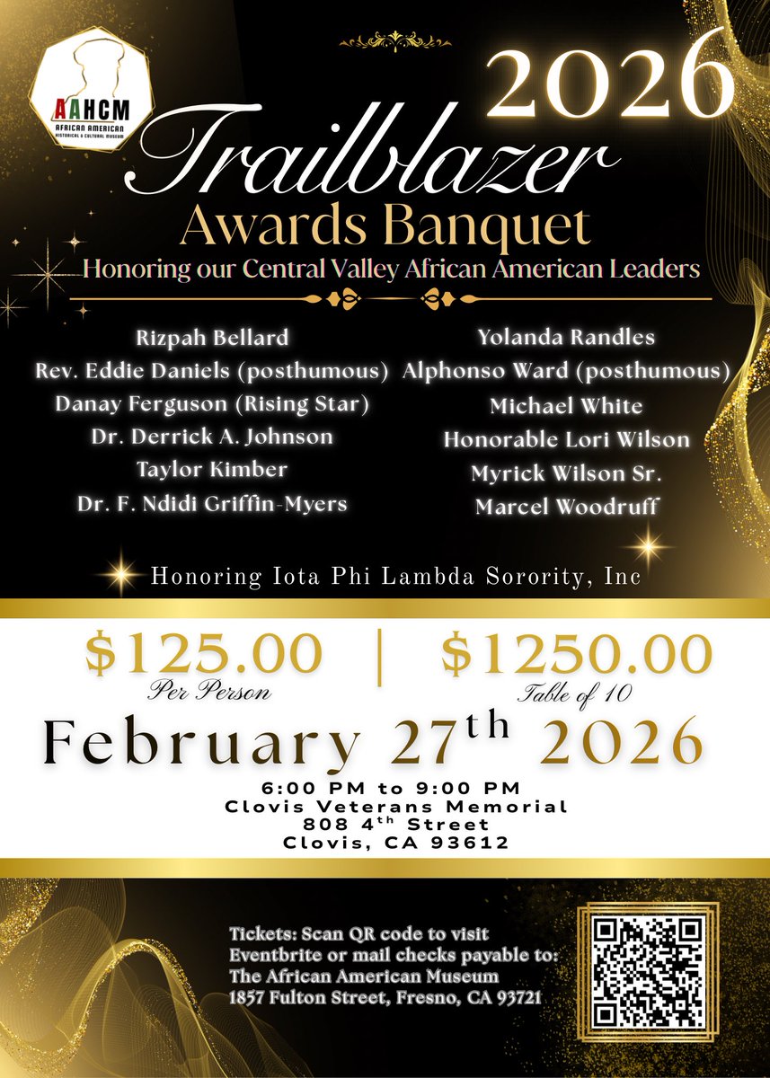 We are truly honored that Danay has been recognized as a 2026 Trailblazer Honoree. We sincerely thank the African American Museum and its Board of Directors for believing in her work and for selecting her for this meaningful honor.