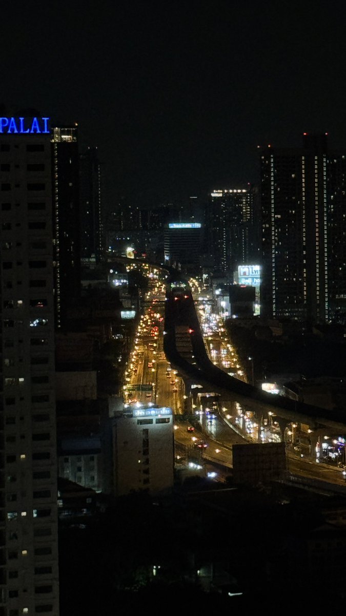 #สะพานพระนั่งเกล้า ขาออก รถยังติด #ฝนตกนนทบุรี