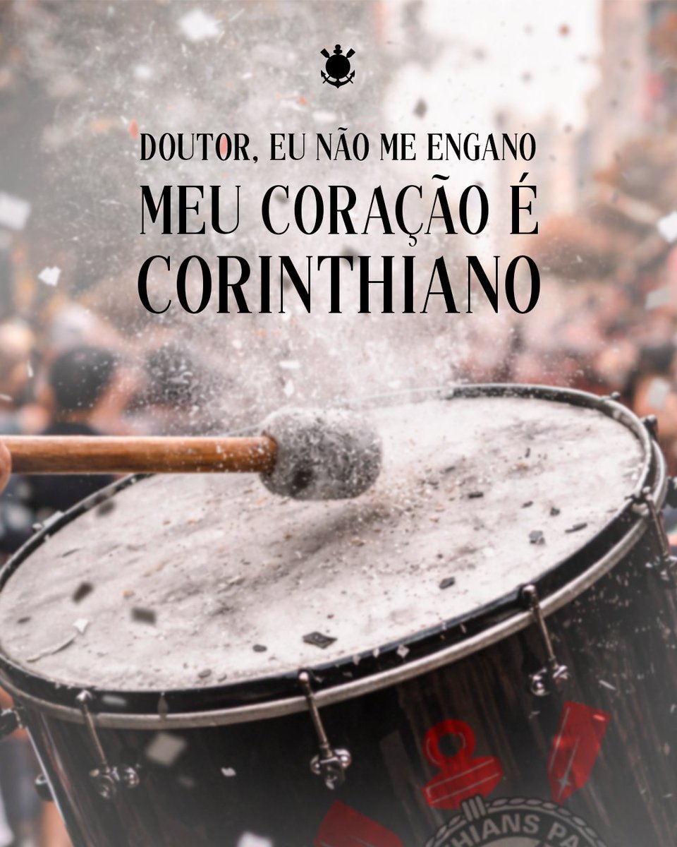 🎶 DOUTOR, EU NÃO ME ENGANO...🎶

No ritmo da marchinha mais famosa de todos os tempos, desejamos um bom Carnaval, Fiel! 🥳👏

#VaiCorinthians