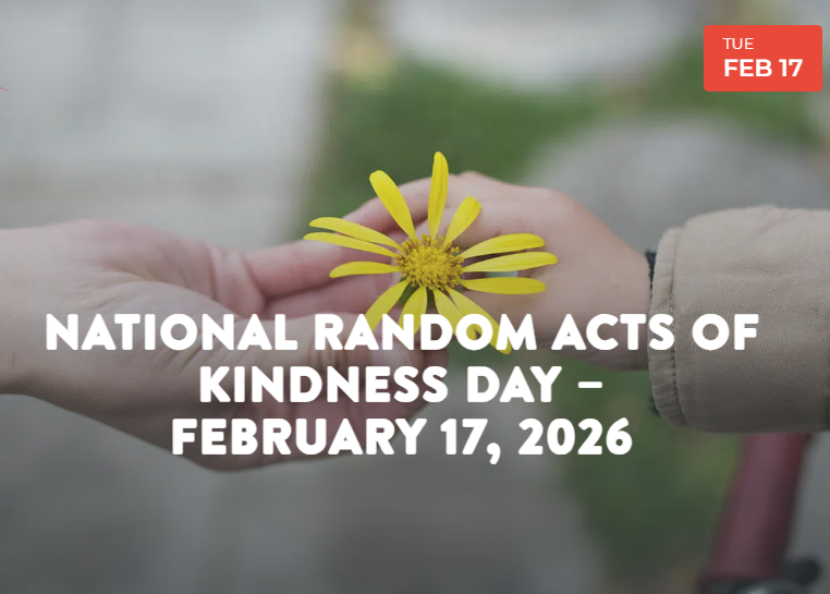 One can never go wrong with kindness, and there can never be too much of it. Every small act of kindness is significant. Don’t hold back from uplifting others with compliments and compassion today. #NationalRandomActsofKindnessDay