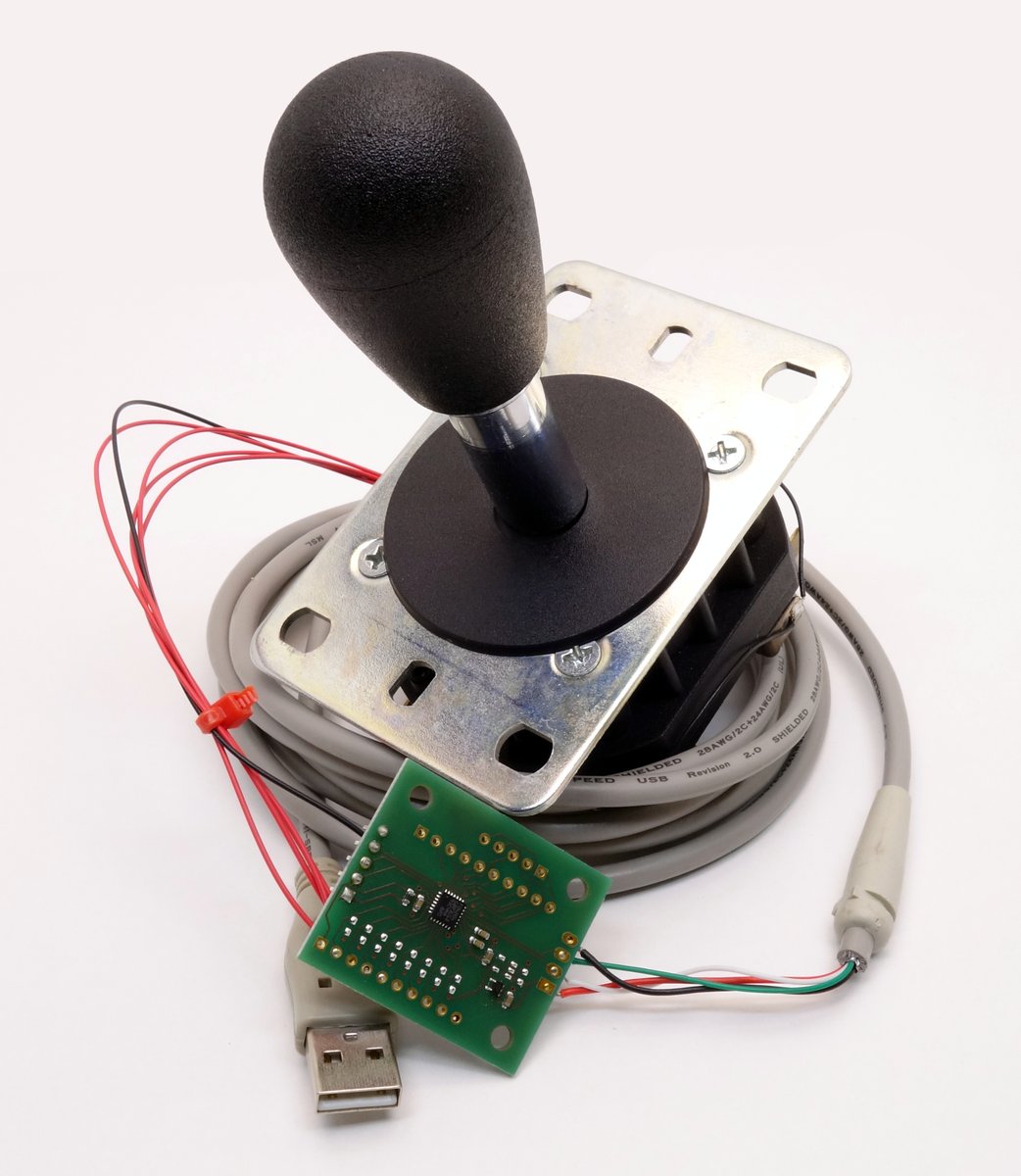 Einen #Joystick wie an einer #Arcademachine bauen? Also mit robusten Schaltern, die satt klicken?
Da haben wir den passenden #USBcontroller dazu. Der JoyWarrior28GP32 ist für Schalterjoysticks vorgesehen und kann auch den Mauscursor steuern.
#Retrogaming
shop.codemercs.com/de/joywarrior2…