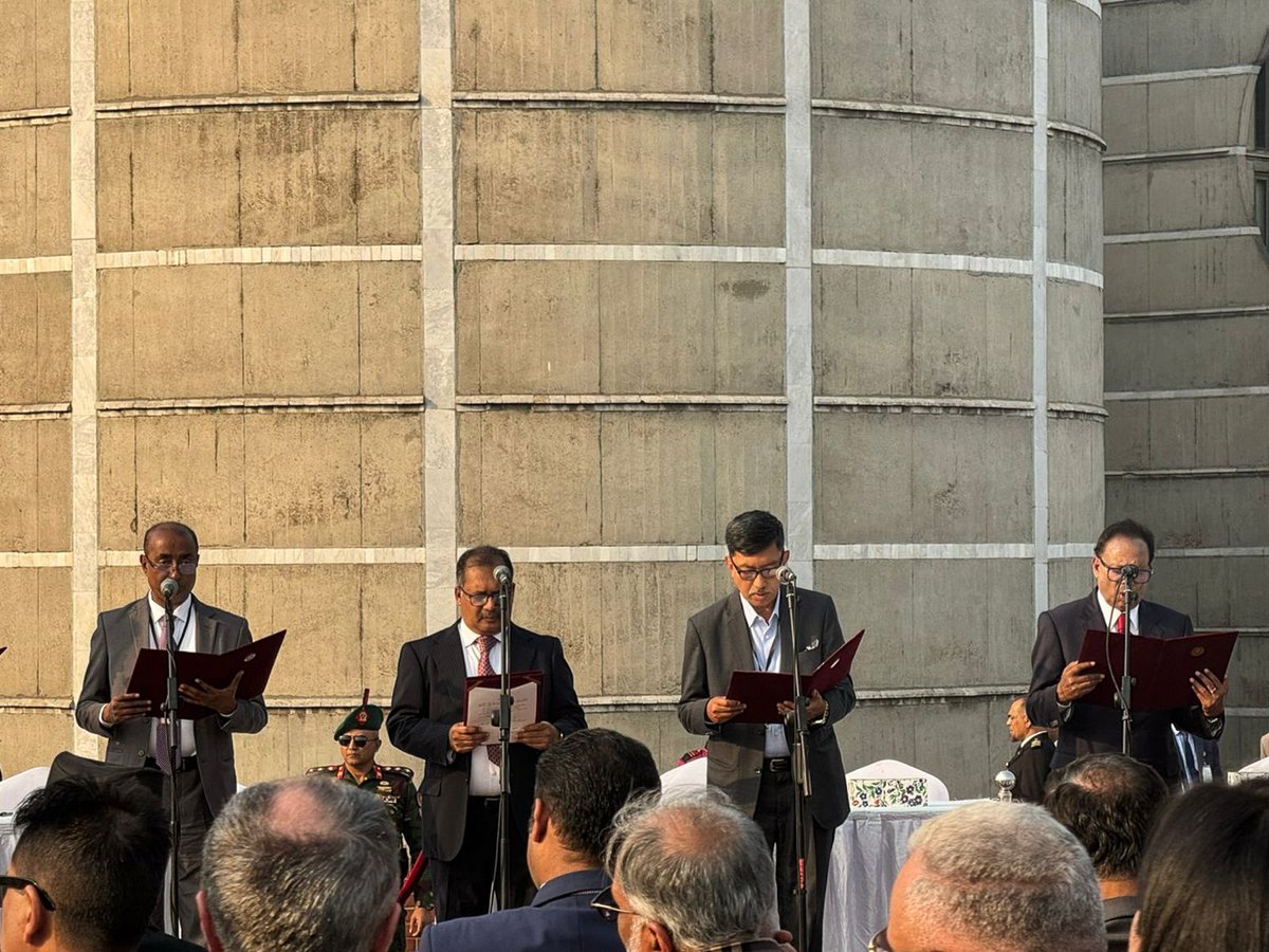 IFreijsen's tweet photo. Honoured to witness Prime Minister Tarique Rahman, Cabinet Ministers &amp; Members of Parliament take their oaths today, as they start their tenure as the new Government of Bangladesh.

Congratulations on this historical moment &amp; looking forward to a strong partnership🤝
@trahmanbnp https://t.co/nzhLAIPLem
