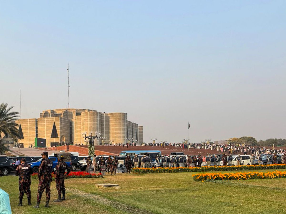 IFreijsen's tweet photo. Honoured to witness Prime Minister Tarique Rahman, Cabinet Ministers &amp; Members of Parliament take their oaths today, as they start their tenure as the new Government of Bangladesh.

Congratulations on this historical moment &amp; looking forward to a strong partnership🤝
@trahmanbnp https://t.co/nzhLAIPLem