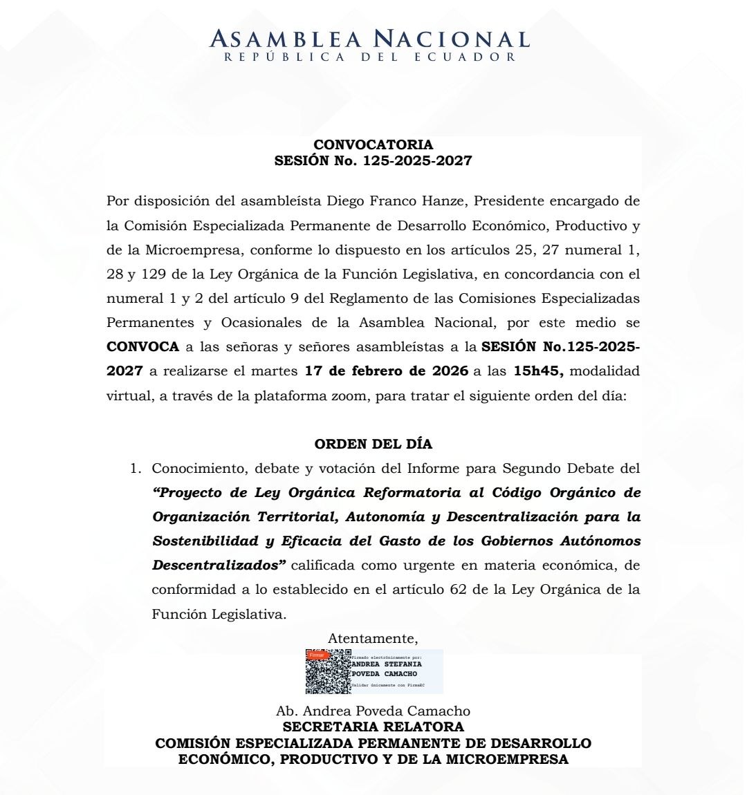 DiegoSalasB's tweet photo. 🚨 ¡ALERTA NACIONAL

El gobierno acelera una reforma que le quita casi $1.000 MILLONES a las provincias y cantones. ¿Qué significa esto para ti?

❌ +40,000 despidos en municipios y prefecturas.

❌ Adiós a la obra pública: Salud y educación local se quedan sin fondos.

❌ Programas sociales en riesgo: Las comunidades más pobres pagan los platos rotos.

Mientras el prioriza el pago de la deuda al FMI, con este tipo de leyes castiga a los territorios recortando lo que por ley les corresponde. ¡No es solo una reforma, es el desmantelamiento de lo local! ���🇨

#CarnavalazoDeNoboa #NoboaNiHaceNiDejaHacer