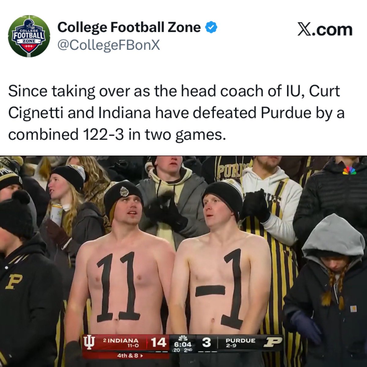 B89Adam's tweet image. :) #iufb #NeverDaunted