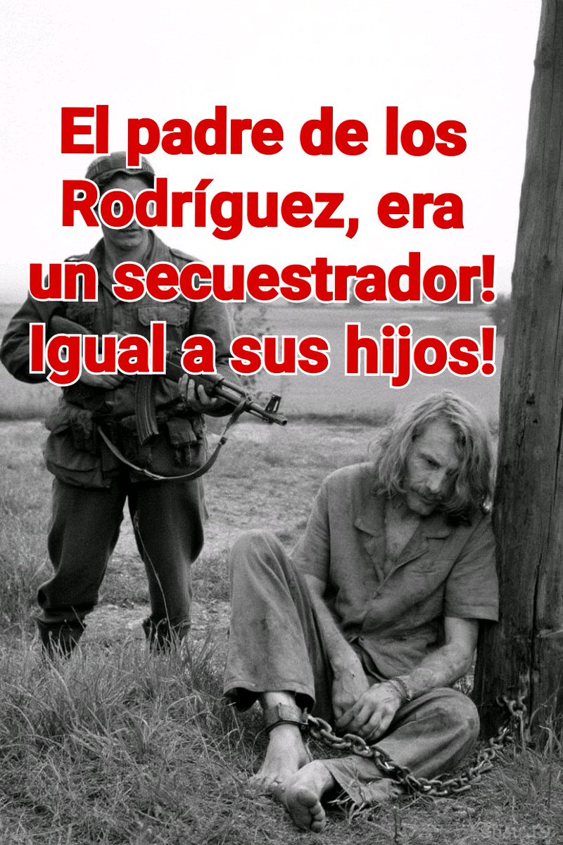 <a href="/jorgerpsuv/">Jorge Rodríguez</a> El padre de los Rodríguez fue un guerrillero de extrema izquierda. Participó en el secuestro del empresario estadounidense William Frank Niehous, q se convirtió en el secuestro más largo de la historia política de🇻🇪(y uno de los más prolongados en Hispanoamérica)