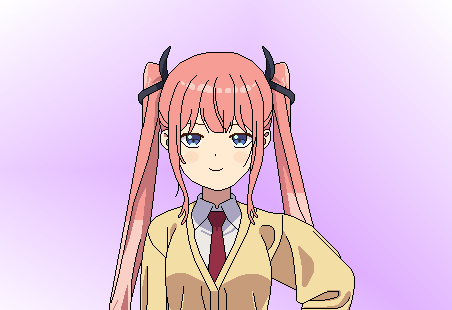 真夜中ハートチューンの日芽川寧々を描いた。 今、自分がハマっている