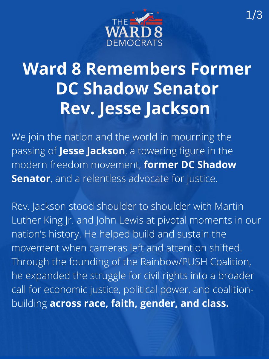 Ward 8 Democrats tweet media