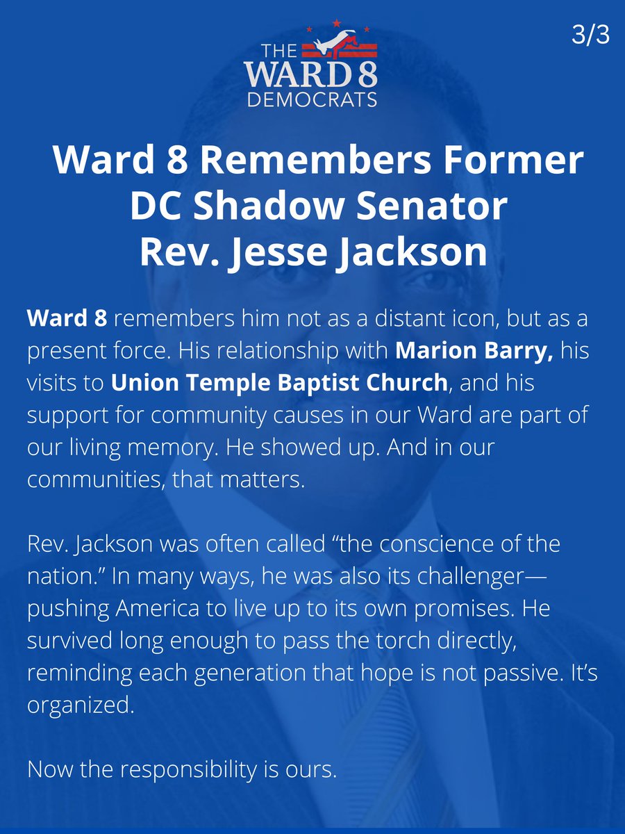 Ward 8 Democrats tweet media