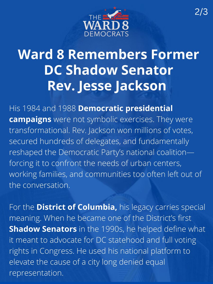 Ward 8 Democrats tweet media