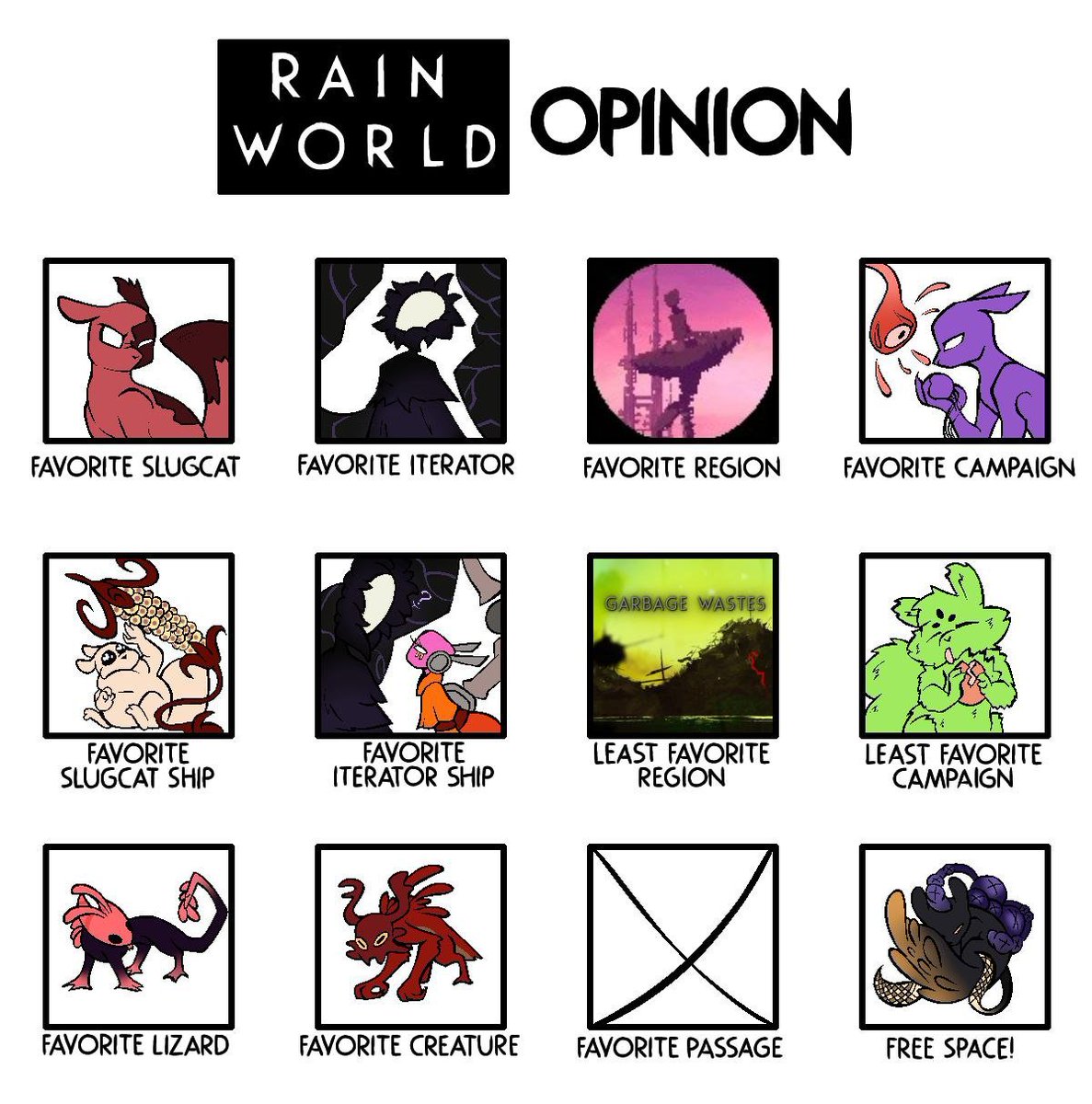 My list 
#Rain_World #opinion