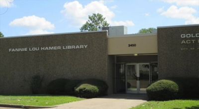 📣Library Announcement

The Fannie Lou Hamer Library will be open today at 10:00 AM. 📚✨

#FannieLouHamerLibrary #VisitYourLibrary #JacksonMS #librarycommunity
