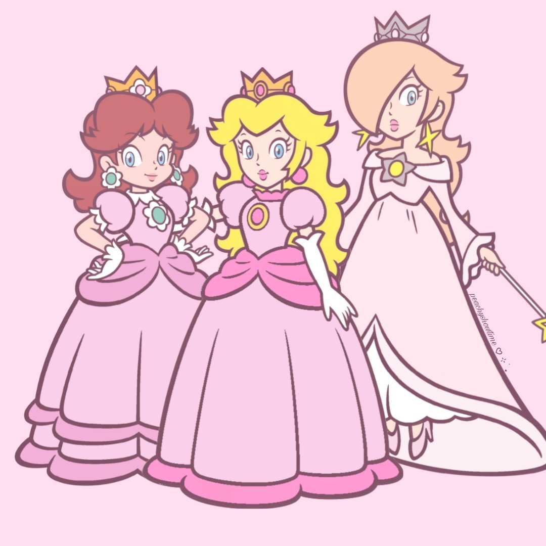 princess trio but ✨️ pink ✨️