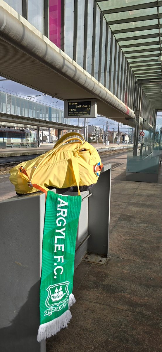 Leyton Orient v Plymouth Argyle. The #OrientExpress is ready to bring the Belgian 🇧🇪 Greens 🇳🇬 to London for what will hopefully be another <a href="/Argyle/">Plymouth Argyle FC</a> away win. Easiest ⚽️  game of the season with a 4pm <a href="/Eurostar/">Eurostar</a> 🚆 departure from Brussels.  Ready to do the same next week v Luton