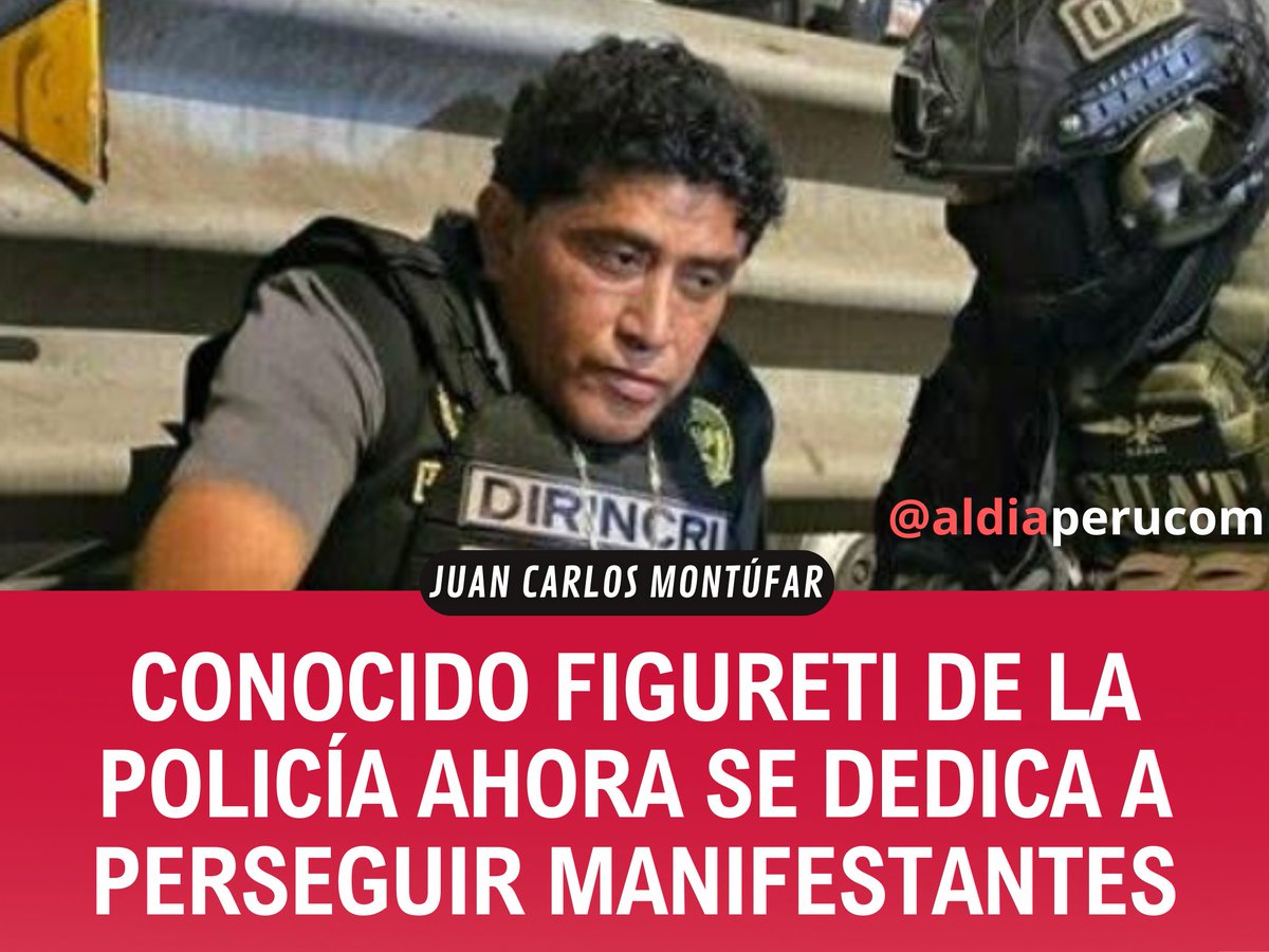 aldiaperupe's tweet photo. #HECHO: De aparecer sangrando en vivo para la prensa nacional, hoy Juan Carlos Montufar, conocido figureti de la policia, ya no sabe como llamar la atención y como organizar grupos de inteligencia contra bandas criminales ya no vende, hoy se dedica a perseguir chofer que protesta https://t.co/izycOKBa8H