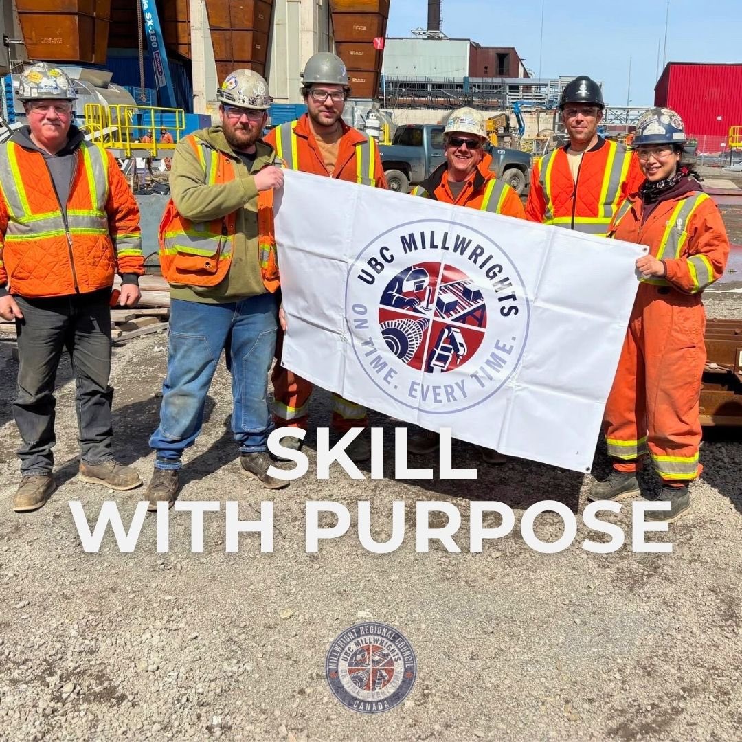 MillwrightsCan's tweet photo. SKILL WITH PURPOSE Every job has meaning when it’s done right. UBC Millwrights bring skill, responsibility, and pride to the work.
 
#UBCMillwrights #UBCBuilt https://t.co/LX0ljOR7Xv