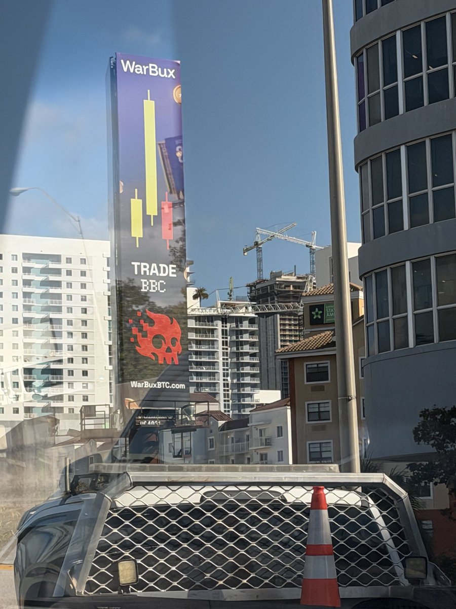 nickdeces's tweet photo. Saw this driving today @Patrickwieland @warbuxbtc https://t.co/4pyVLwK85S