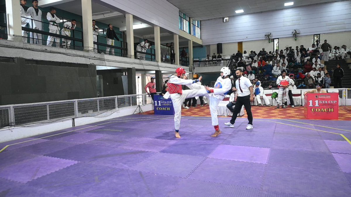 westerncomd_IA's tweet image. #StrongAndCapable
#NationBuilders
#FutureWarriors

Children of 14 Gorkha Training Centre, trained by Sub Saroj Gurung, delivered an outstanding performance at the 11th GTA Open National Taekwondo Championship, Chandigarh (14–15 Feb 26).

23 participants secured 🥇14 Gold | 🥈5