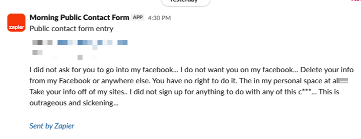 "outrageous and sickening"