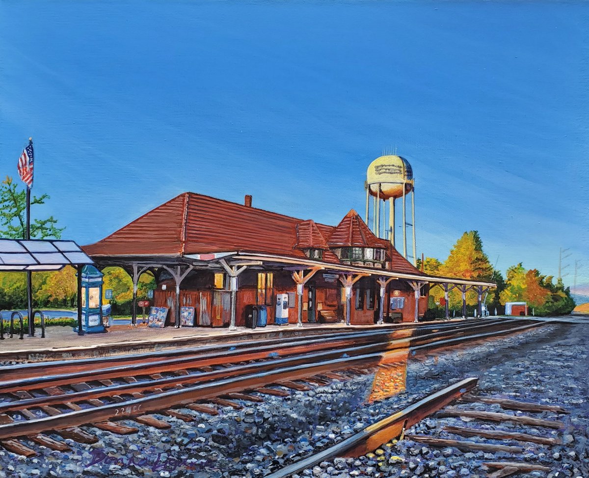 DonnaLiguria's tweet image. Local spots in NOVA artwork of the #ARTfactory,  #ManassasTrainStation, #MountVernon, #BelmontBay, #GreatFalls, #Occoquan and more - paintings &amp;amp; art prints available in my Etsy Shop, check it donnaliguriaart.etsy.com #Supportlocalartists #DonnaLiguria #SupportLocalArtists