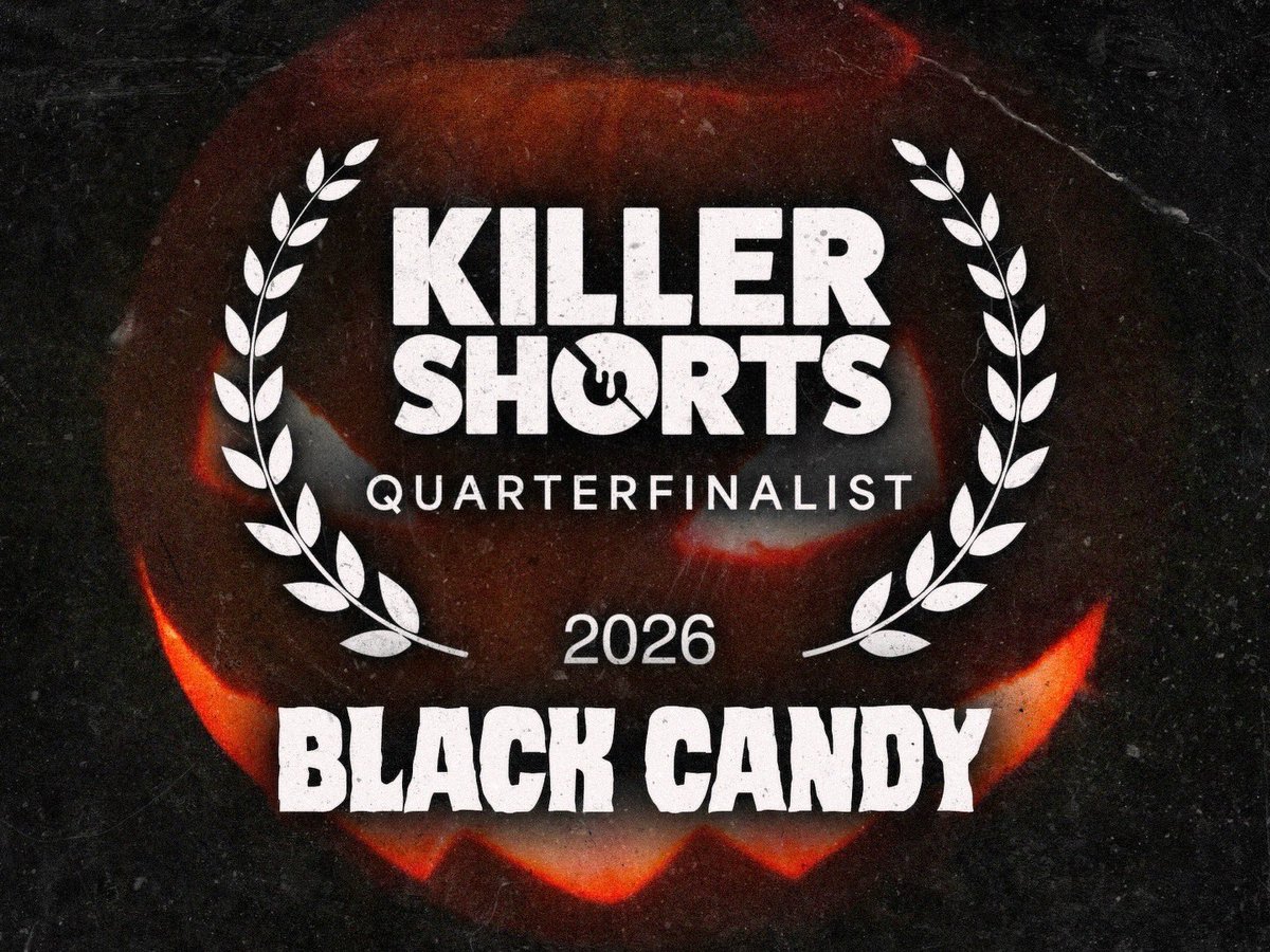 Andr3wGibbs's tweet photo. Beyond excited to have Black Candy selected as a Quarterfinalist in @killershorts! I’ve been pitching this to people as I’ve done festivals with Manifest, and think it’s my favorite thing I’ve ever written.

#killershorts #killeralum #blackcandy #horrorfilm #halloween #script https://t.co/9Lf8FYc4BV