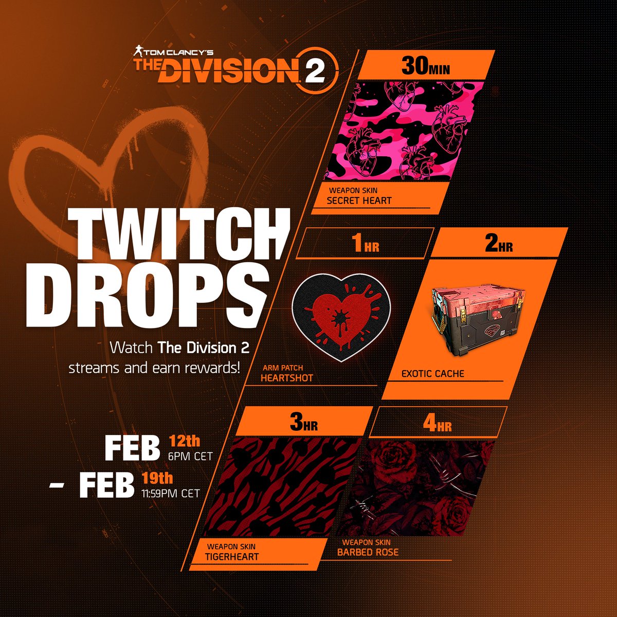 🔴LIVE🔴

🎁DROPS EXCLUSIVOS🎁

⭕The Division 2, Misión final Mutiny, Evento Bloody Valentine⭕ #TheDivision2 

⬇️                ⬇️
twitch.tv/raffgn7