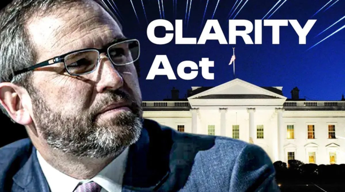 XrpUdate's tweet photo. Ripple CEO @bgarlinghouse says there’s an 80% chance the CLARITY Act passes by the end of April. ✅✅

Regulatory clarity is the catalyst the entire crypto market has been waiting for💥 https://t.co/8qavCxQ4BD