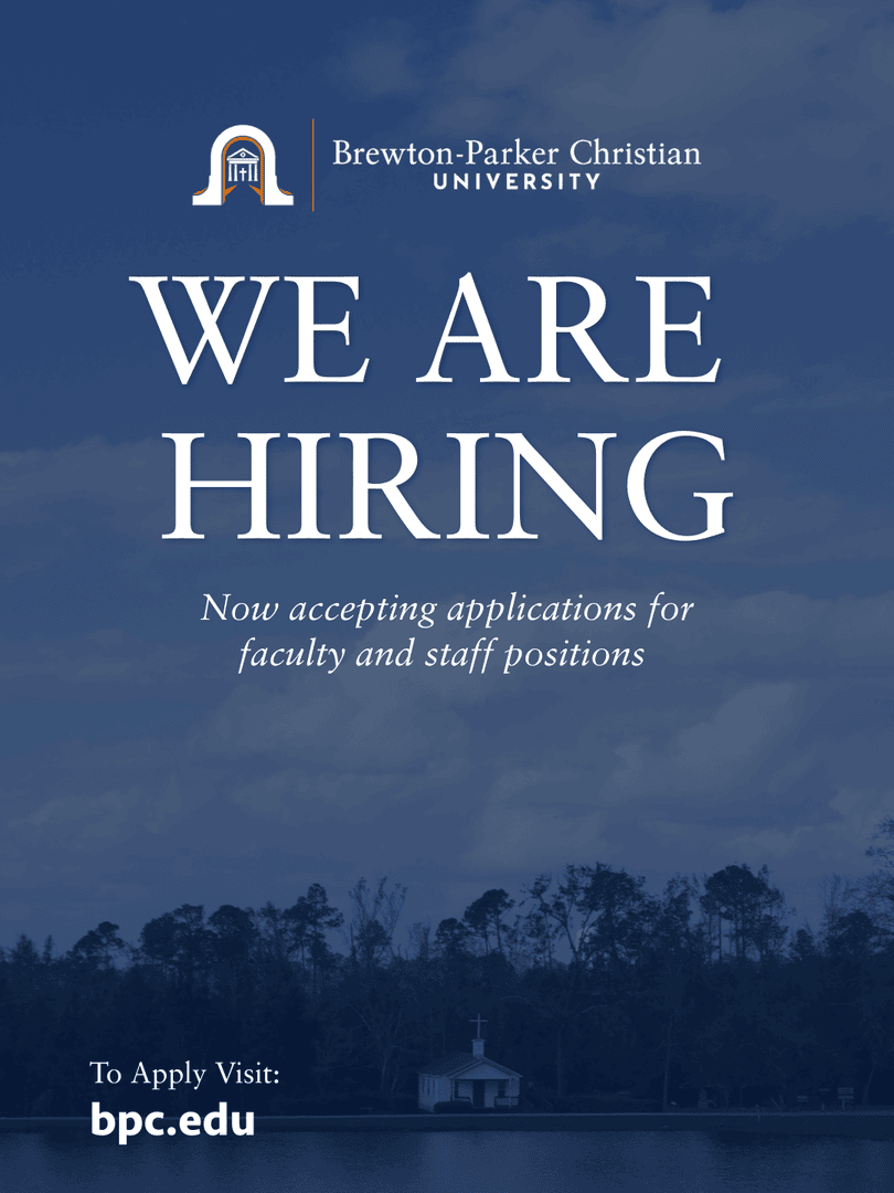 BrewtonParker's tweet photo. BPCU is growing, and with that comes exciting opportunities to expand our faculty and staff! We are seeking individuals passionate about Christ-centered higher education for various faculty and staff positions. To learn more, visit https://t.co/2UAAFADrai. https://t.co/gfNRRtyp17