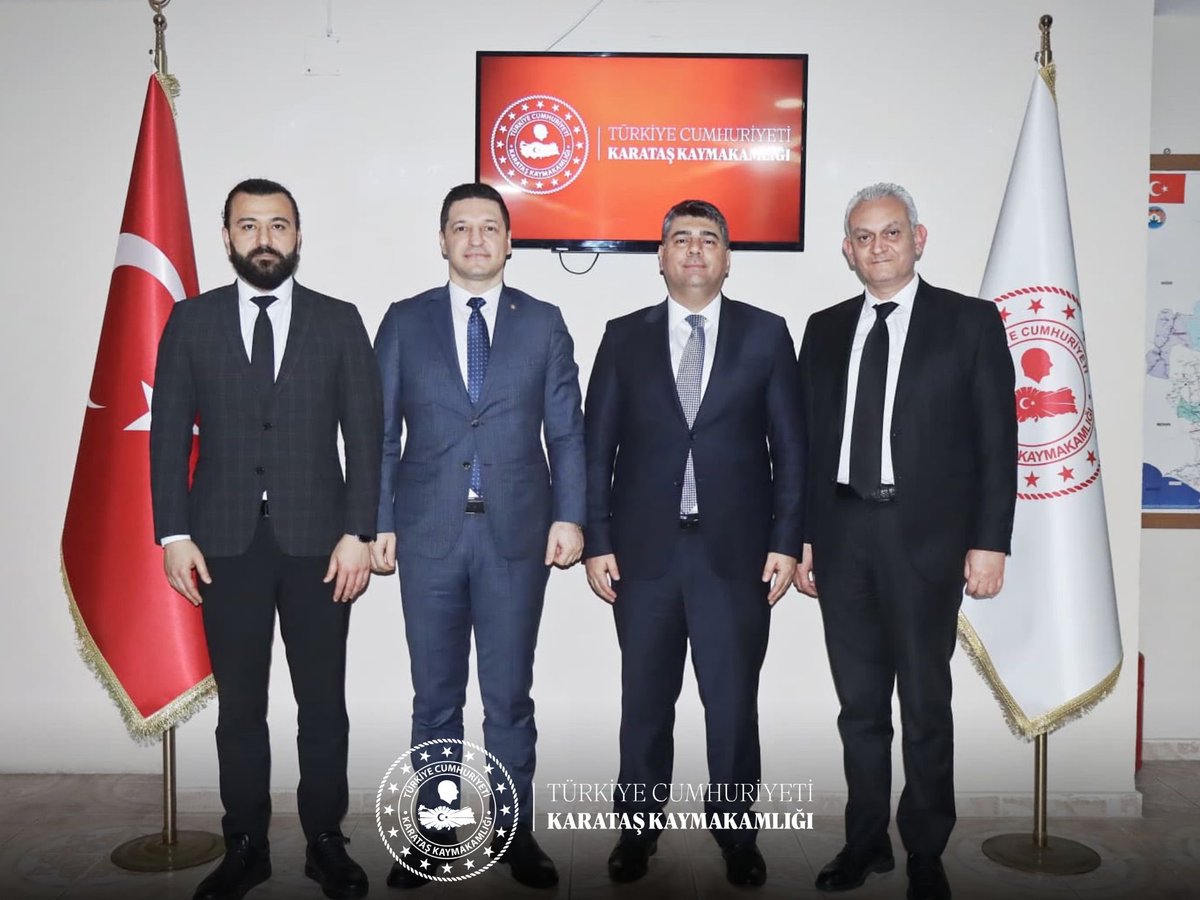 Adana Baro Başkanı Sayın Av. Volkan BÖKE ve beraberindekiler, Kaymakamımız Sayın Necati AKTAN’ı makamında ziyaret etti.