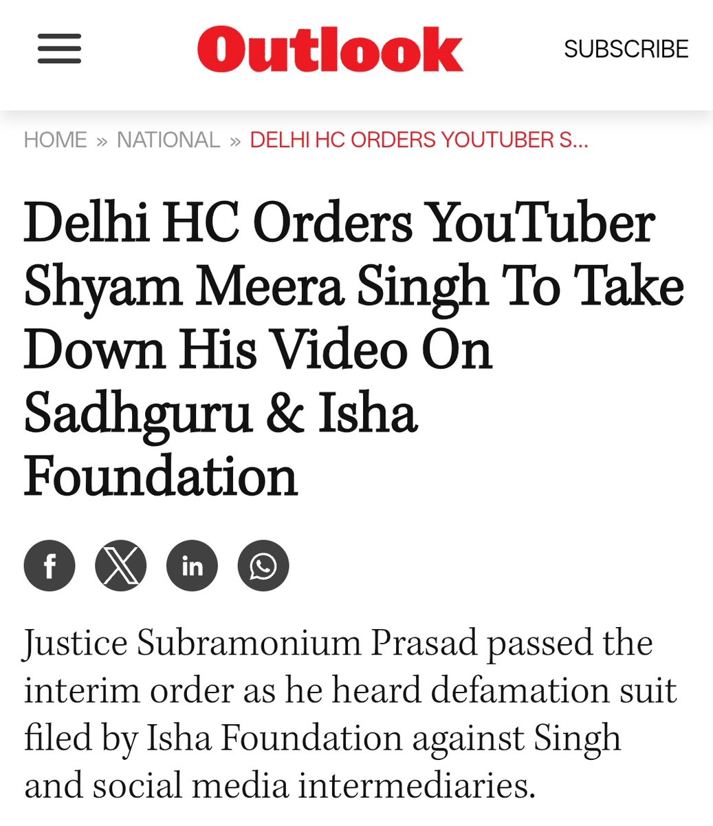 ImSaravananJ's tweet photo. @shashank_ssj @ShyamMeeraSingh @ishafoundation @SadhguruJV This shameless Shyam Meera Singh was already warned by the court for spreading false accusations against Isha foundation last year. Now, he has done it again with little children, Isha should file case and the court shouldn't leave him for this falsehood on the girl children. https://t.co/yZp3OUXW7i
