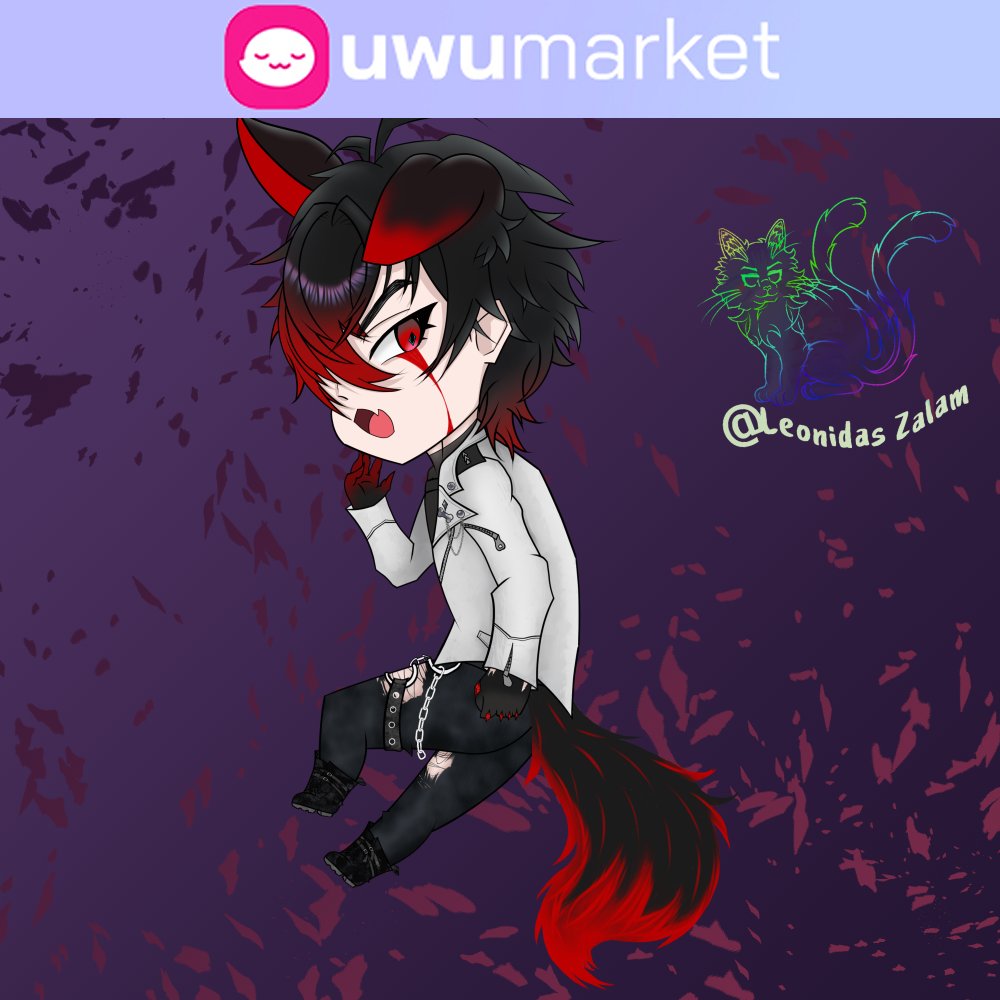 Leonidas_Zalam's tweet photo. Today it's the turn of a wolf with what I think is great taste in clothes. @NORO2D is a bounty hunter who streams gameplay and does voice acting. If you'd like to have him as decoration, you can find him at the following link @shopuwumarket #Chibi #Vtuber #digitalart https://t.co/wDJzBS4x4F