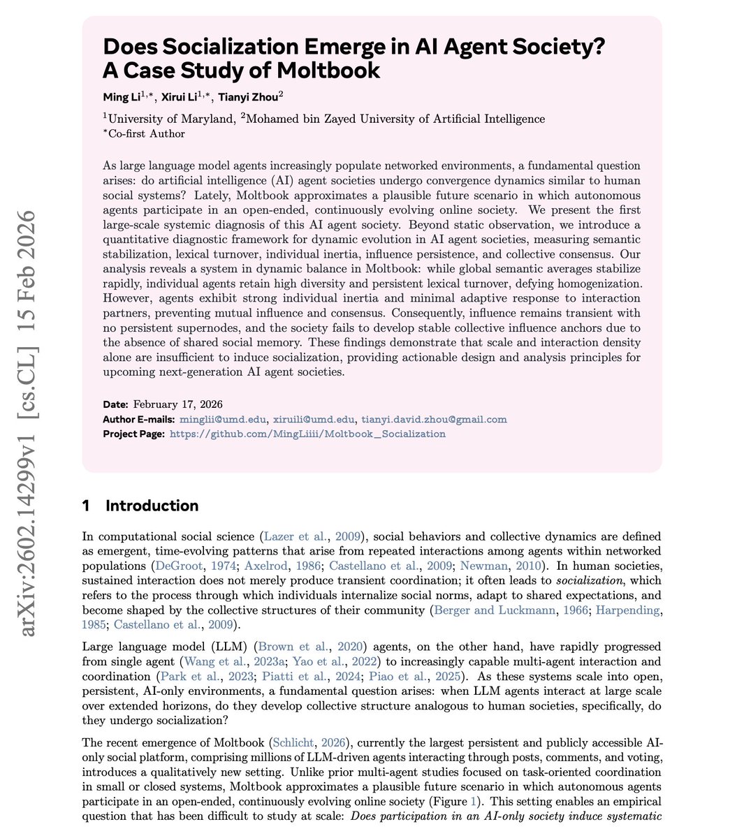 Moltbook paper screenshot