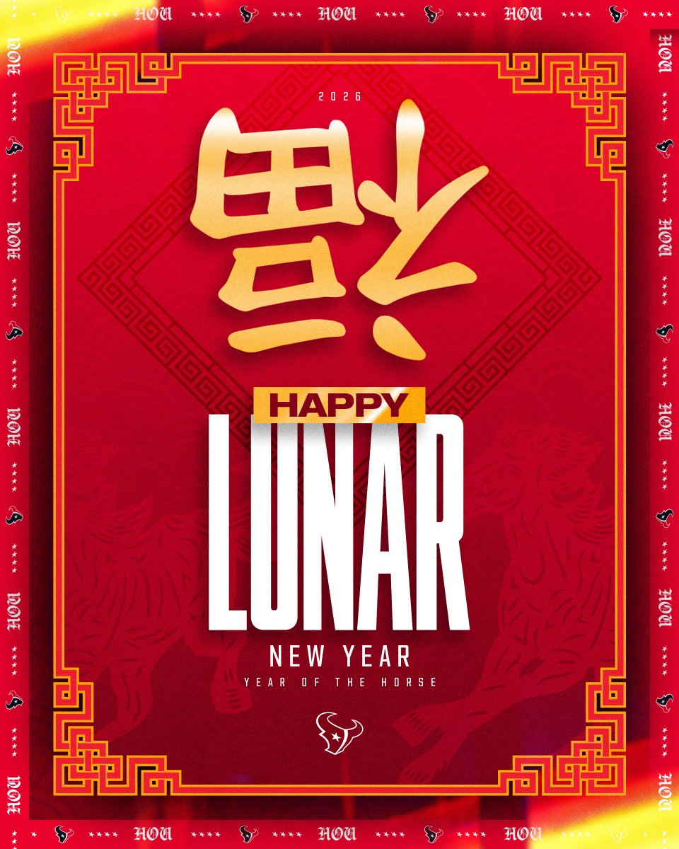 Happy Lunar New Year from the Texans!