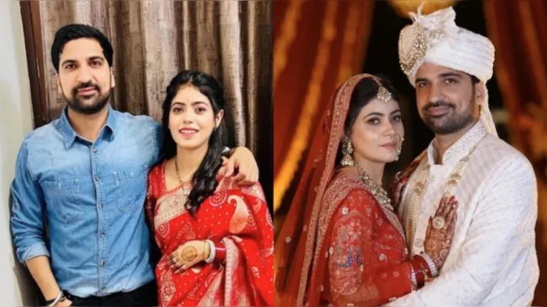 ruchikokcha's tweet photo. Just few months into the marriage, Anshul Dhawan, CA from Haryana k!lled his wife Mehak only because of suspicions that she was talking to her male colleagues. 
If you think you cannot trust your partner, please file for a divorce. Part ways and let them live. 
A divorced daughter is better than a dead daughter.