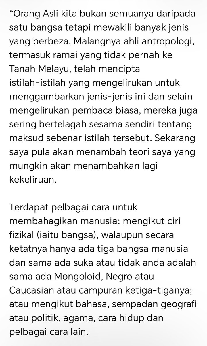 hakmalr's tweet photo. tag Malayan Aboriginses , takrif barat , antroplogi , antropolgy

ms 14

takrif barat terhadap kelompok / kategori asli semakin membawa kekeliruan 😂 😅 https://t.co/4sLCuOuctA