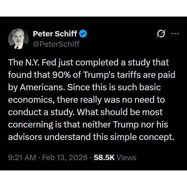 Not only did the #US #taxpayer pay for the #tariffs, they paid for the #study that said they paid for the tariffs.  Unbelievable.  #economics #Trump #taxes #theft #fail #optout