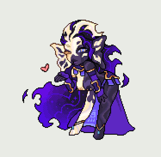 twolipsart's tweet photo. a large and mini pixel for impishdelight on discord 💜 https://t.co/m6UEpeir4m